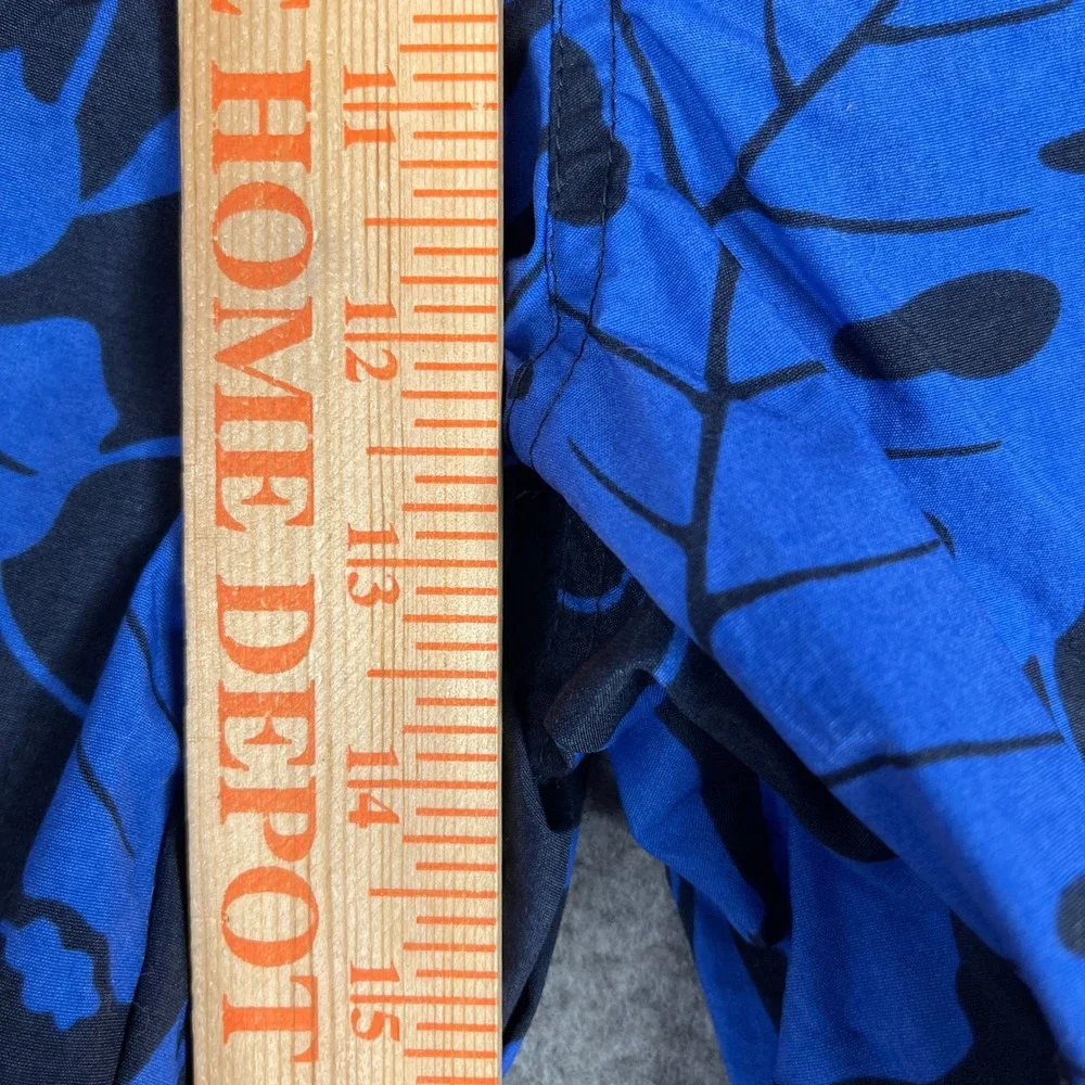 Polo Sport Ralph Lauren Swim Trunks Large Blue Tropical Hibiscus Mesh Lined 9